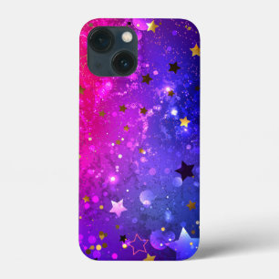 Shiny Pink Blue Background iPhone 13 Mini Case