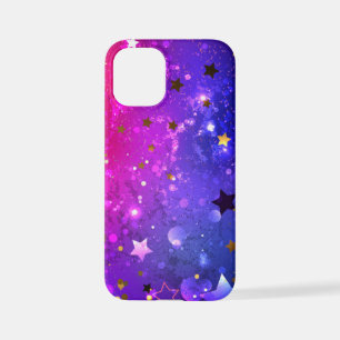 Shiny Pink Blue Background iPhone 12 Mini Case