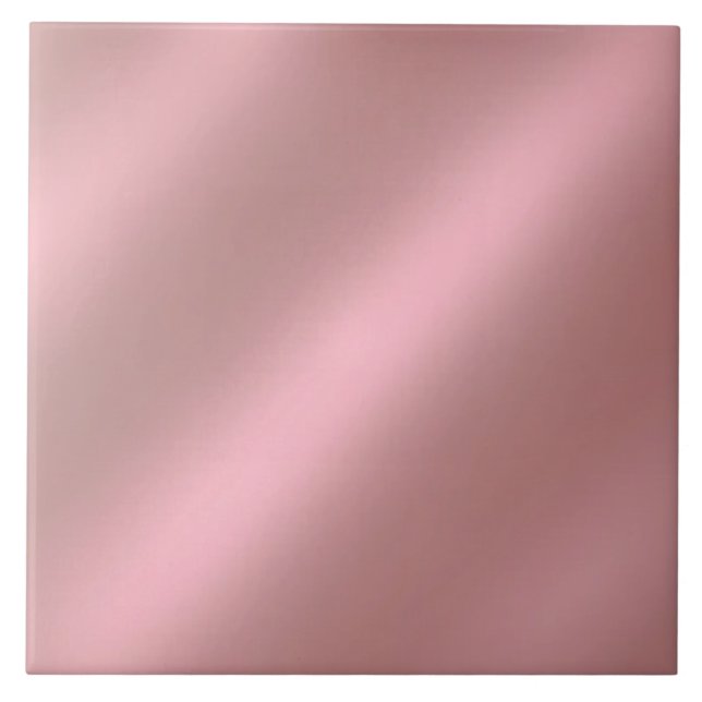 Shiny Pink Ceramic Tile (Front)