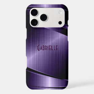 Shiny Purple Modern Geometric Design