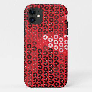 shiny red sequins iPhone 11 case
