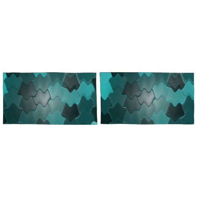 Shiny ripples in the Sea.... Pillowcase (Back-Set)