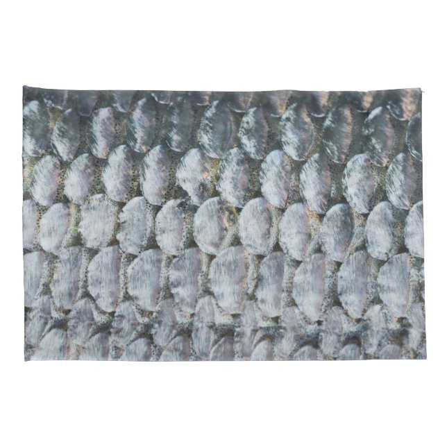 Shiny Salmon Scales Pillowcase (Back-Right)