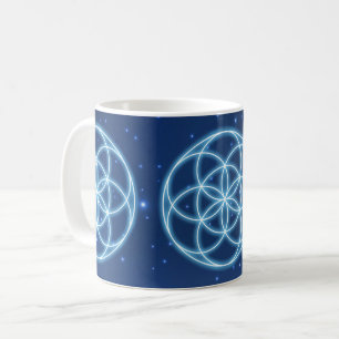 Shiny Seed of life Universe Coffee Mug