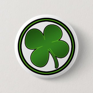 Shiny Shamrock Button