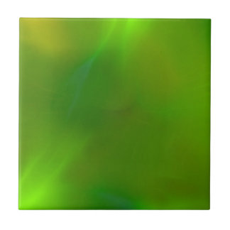 Shiny Shimmering Lime Green Ceramic Tile