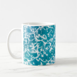 Shiny Sparkle over the Blue Sea Water Coffee Mug