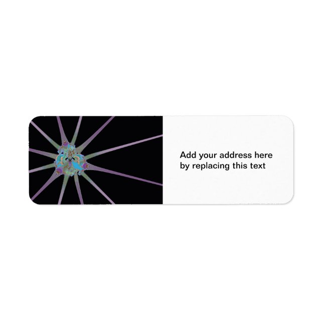 Shiny Star Return Address Label (Front)