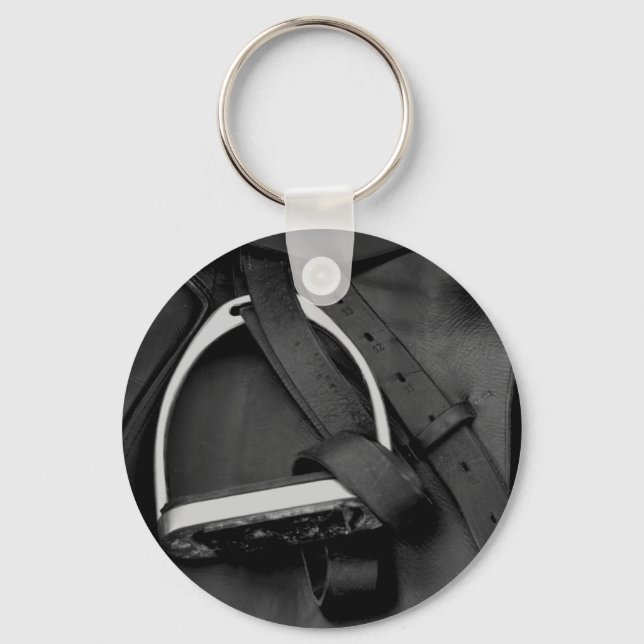 Shiny Stirrup Key Ring (Front)