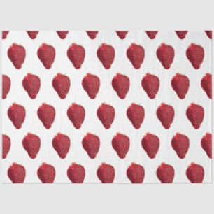 Shiny Strawberry Tissue Paper