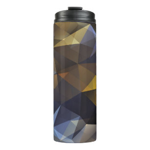 Shiny triangle vintage, diamond texture. thermal tumbler