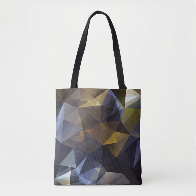 Shiny triangle vintage, diamond texture. tote bag (Front)