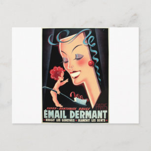 Shiny White Teeth Postcard