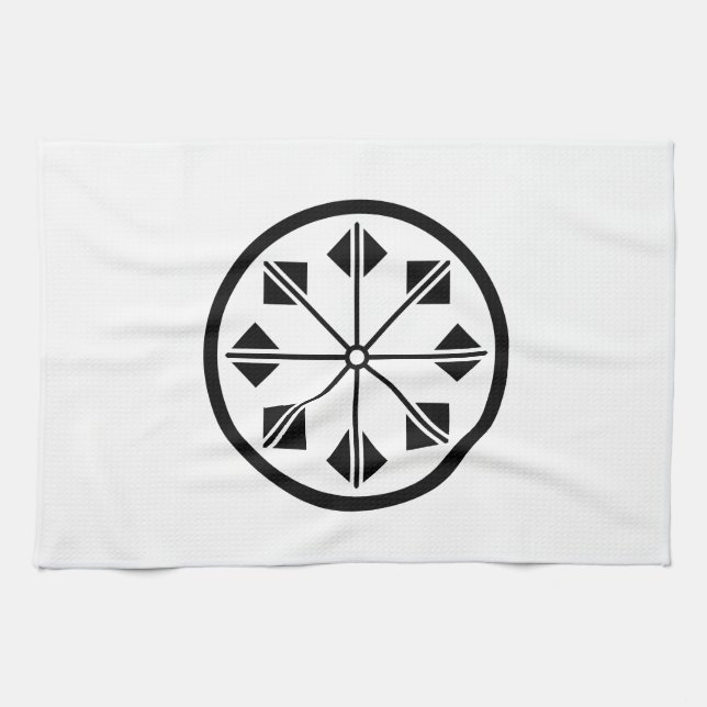 Shionada pinwheel tea towel (Horizontal)