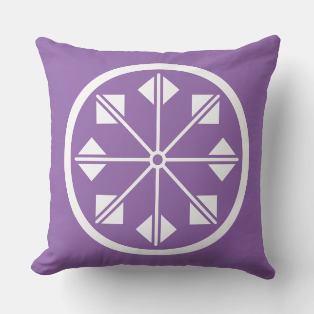 Shionada Windmill Crest Cushion (Front)