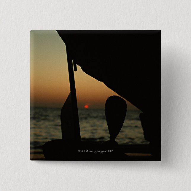 Ship 15 Cm Square Badge (Front)