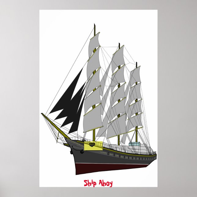 Ship Ahoy Poster (Front)