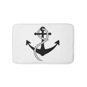 Ship Anchor Bath Mat