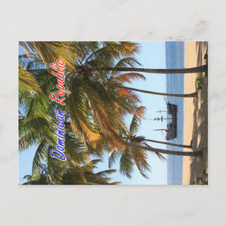 Ship at Las Terrenas Samana Dominican Republic Postcard