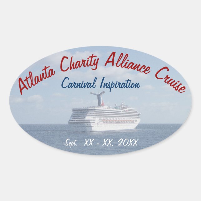 Ship at Sea Oval Sticker (Front)