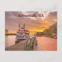 Ship at the Dock Near Downtown Savannah, GA 