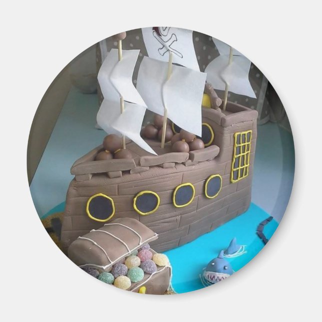 Ship cake 1 magnet (Front)