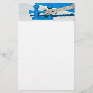 Ship Double Bollard w Rope Stationery