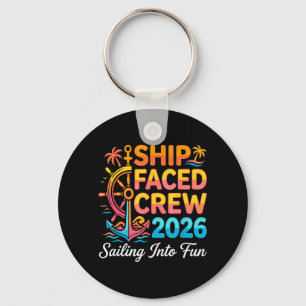 Ship Faced Crew Matching Family Cruise Squad 2026 Key Ring