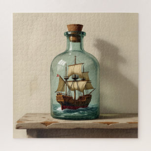 Ship in a Bottle Jigsaw Puzzle