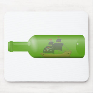 Ship in a bottle mouse pad