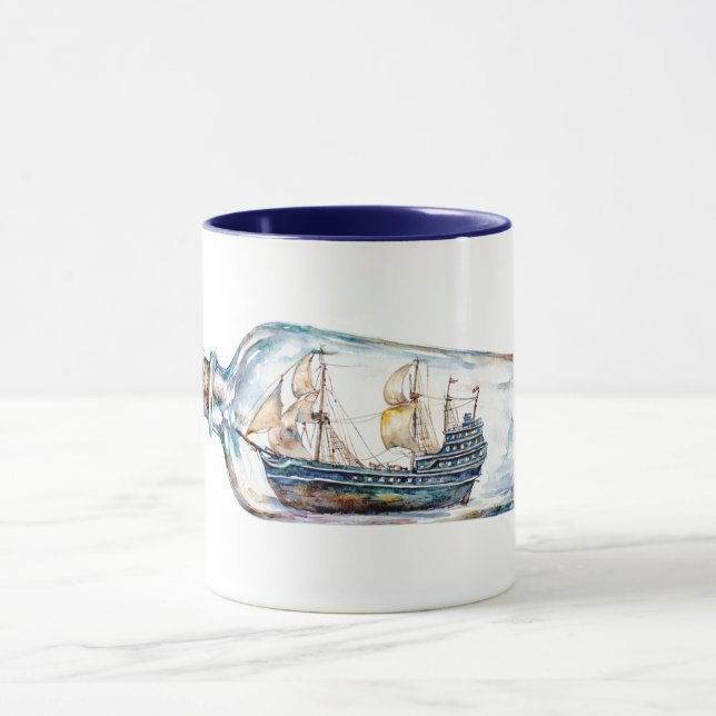 Ship in a Bottle Mug (Center)