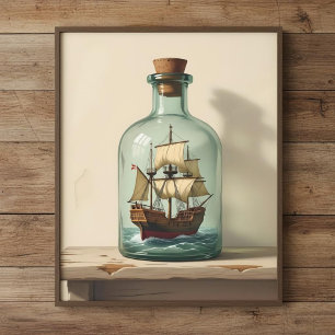 Ship in a Bottle  Poster