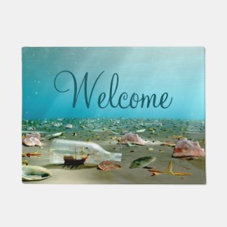 Ship-in-a-Bottle Wreck Doormat