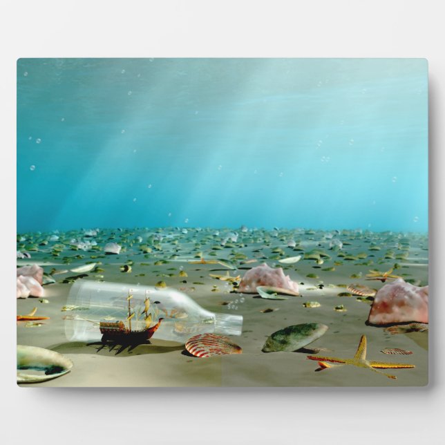 Ship-in-a-Bottle Wreck Plaque (Front)