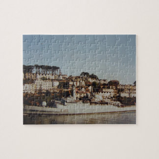 Ship in Fowey Harbour. Jigsaw Puzzle