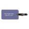 Ship in Purple Personalised Luggage Tag
