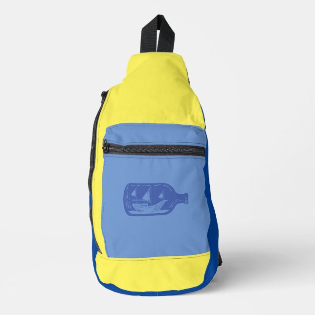 ship in the bottle sling bag (Front)
