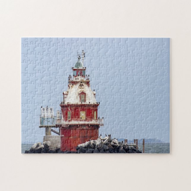 Ship John Shoal Lighthouse Jigsaw Puzzle (Horizontal)