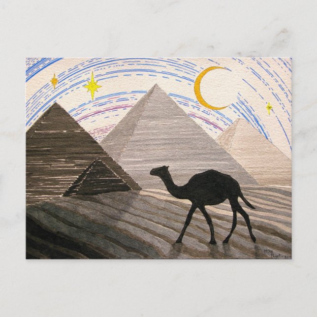 Ship Of The Desert Postcard (Front)