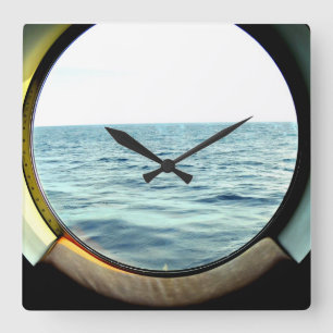 Ship porthole clock