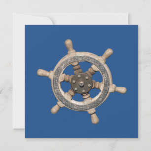 Ship’s steering wheel