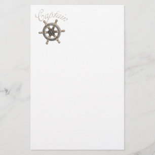 Ship’s steering wheel stationery