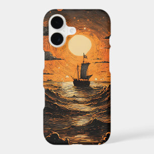 Ship sailing in the night