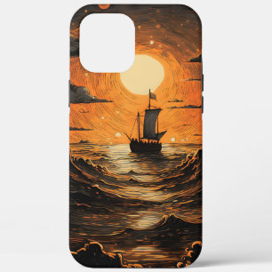 Ship sailing in the night  iPhone 12 pro max case