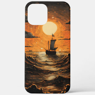 Ship sailing in the night  iPhone 12 pro max case