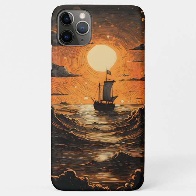 Ship sailing in the night  Case-Mate iPhone case (Back)