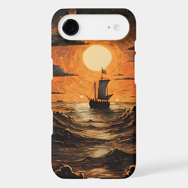 Ship sailing in the night  Case-Mate iPhone case (Back)