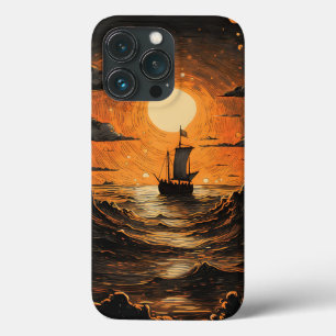 Ship sailing in the night  iPhone 13 pro case