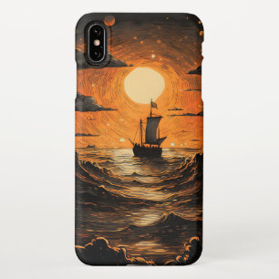 Ship sailing in the night  iPhone case