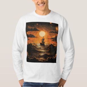 Ship sailing in the night T-Shirt
